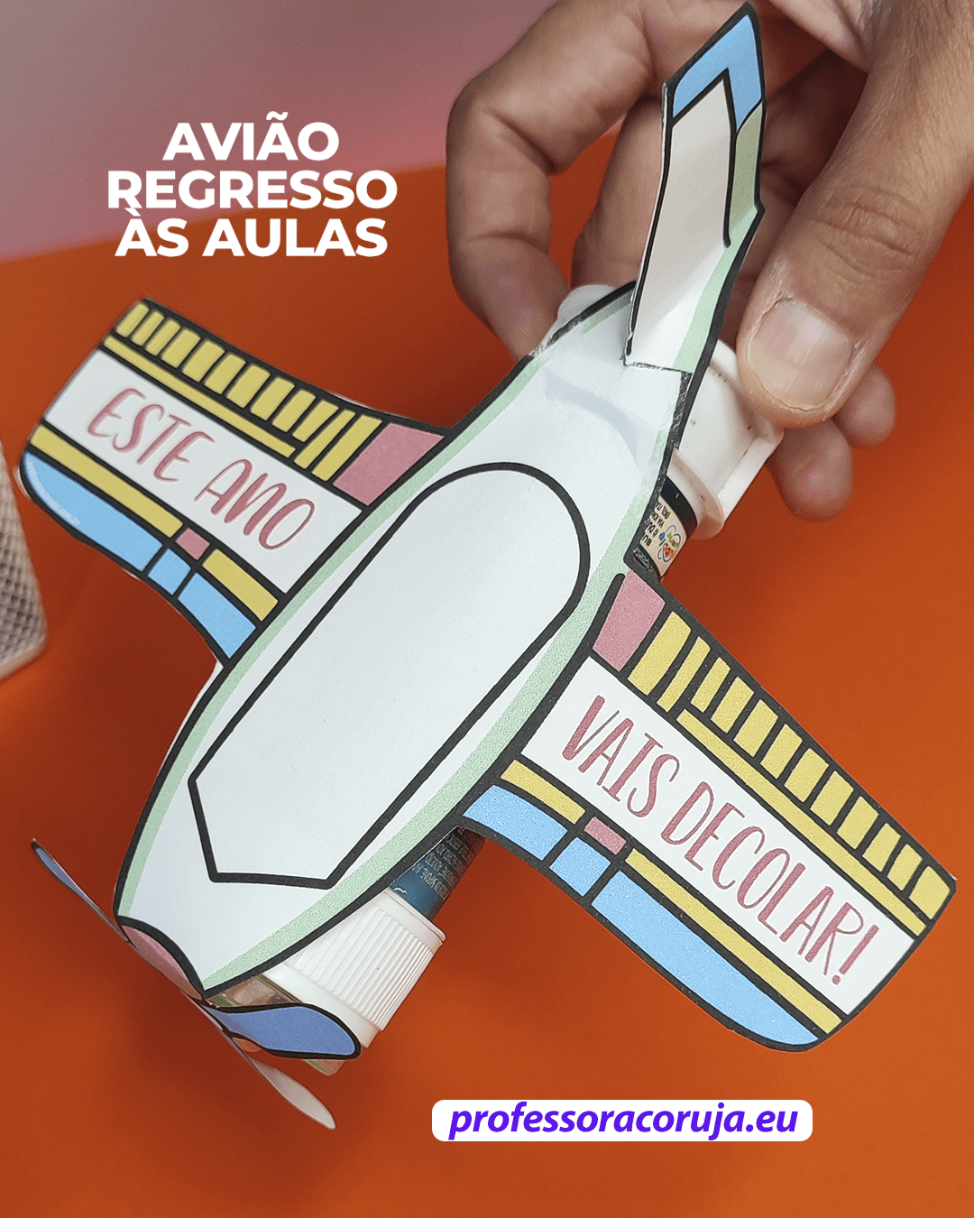 avião regresso às aulas - professora coruja Avião Regresso às Aulas - Image 1